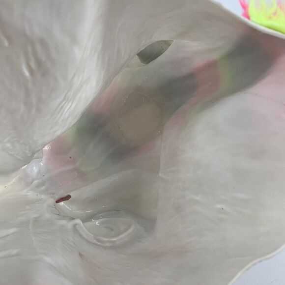 Latex Rainbow Mohawk Unicorn Mask Full Head Animal Mask Adult Horse White OS - Picture 5 of 7